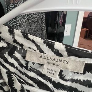 All Saints medium zebra dress- worn one time!